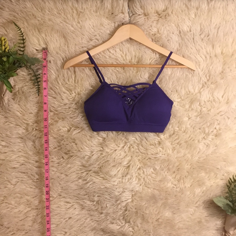 Profit Small Purple Padded Sports Bra